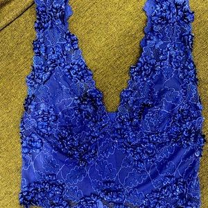 Bebe small blue corset